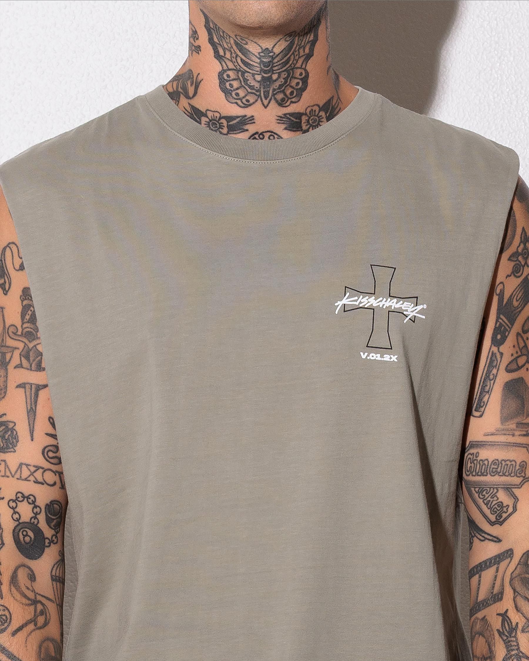 Playback Dual Curved Muscle Tank