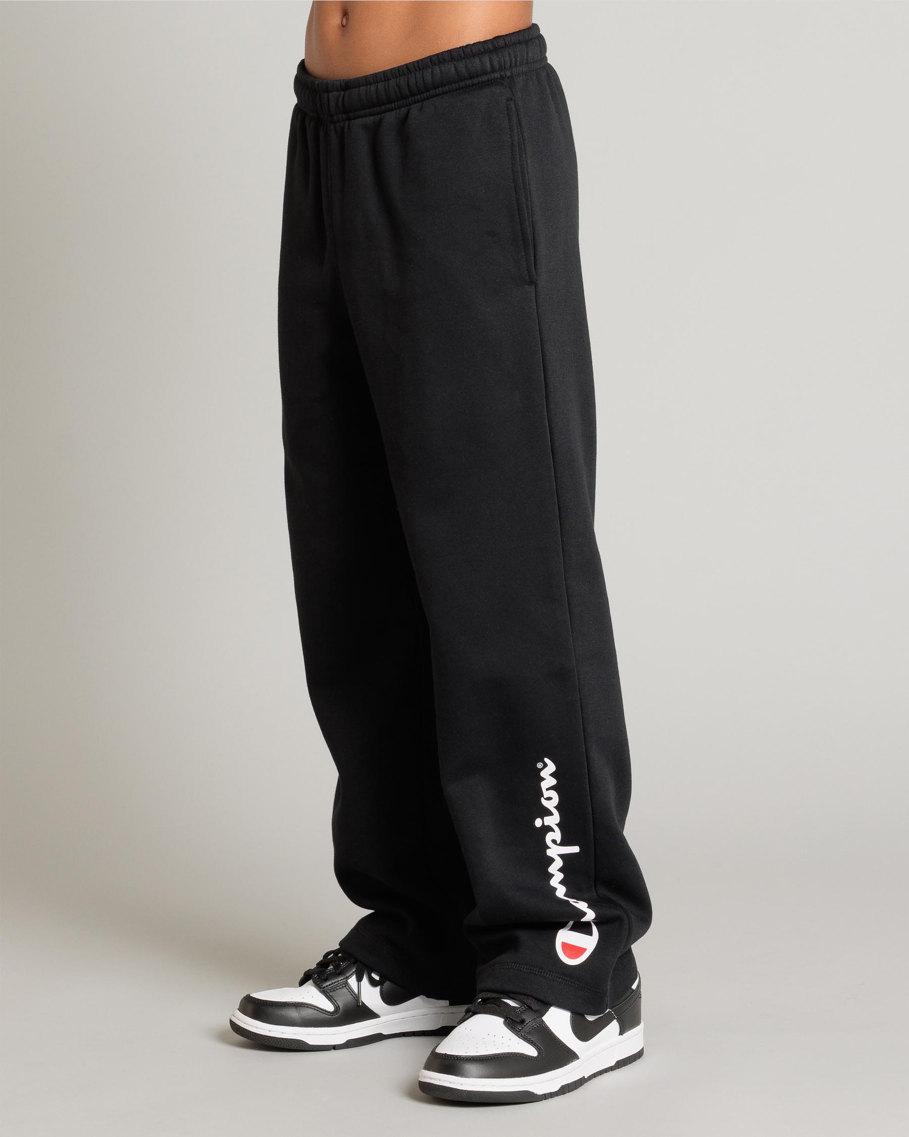 Script Straight Leg Track Pants