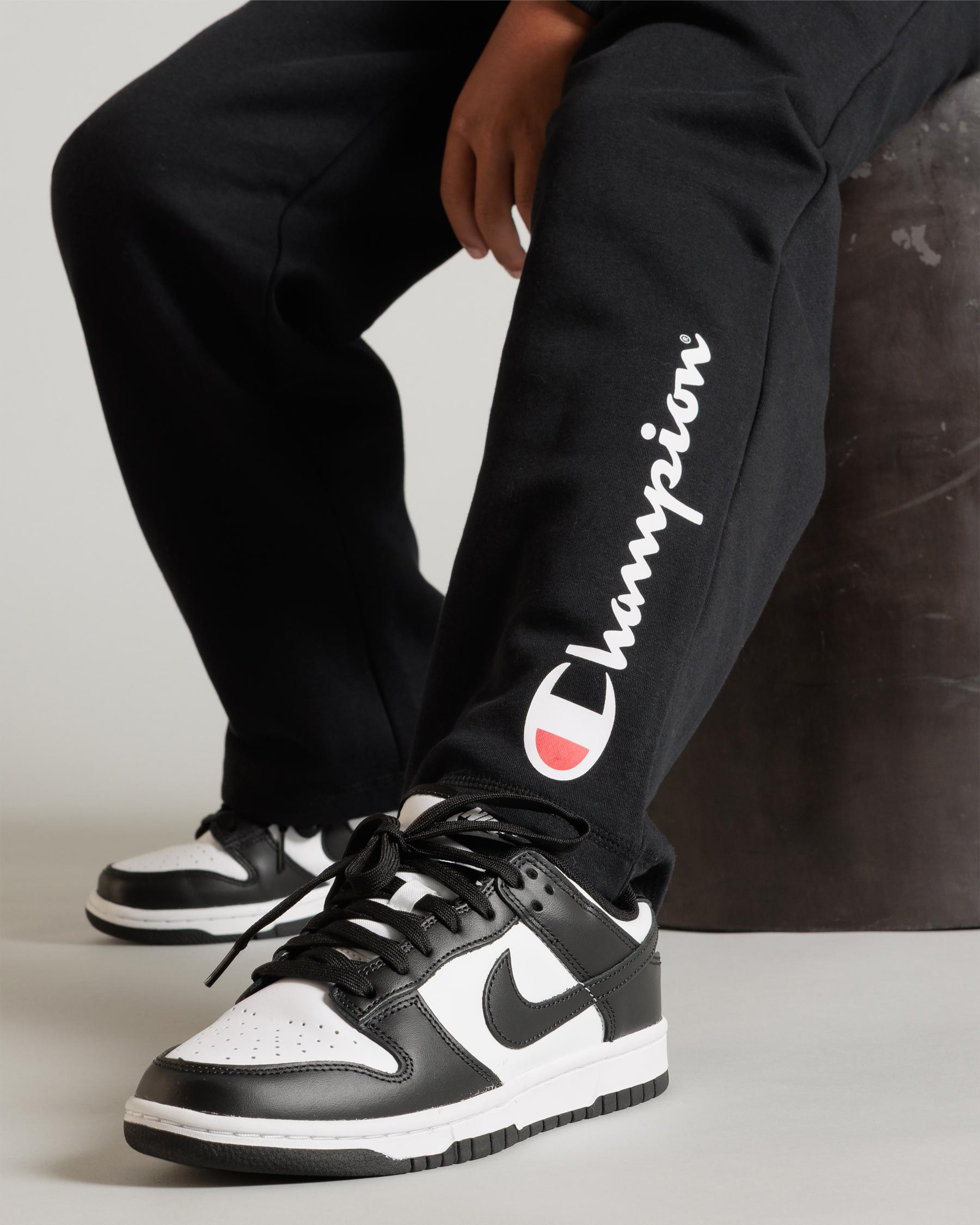 Script Straight Leg Track Pants