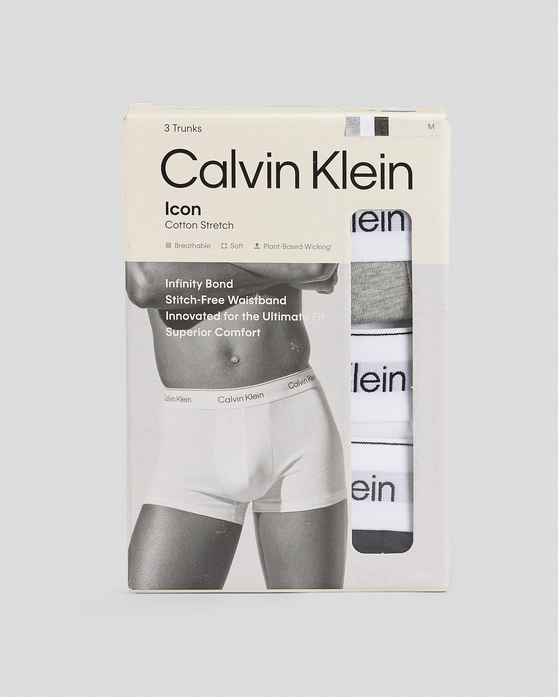 Icon Cotton Stretch Trunk 3 Pack