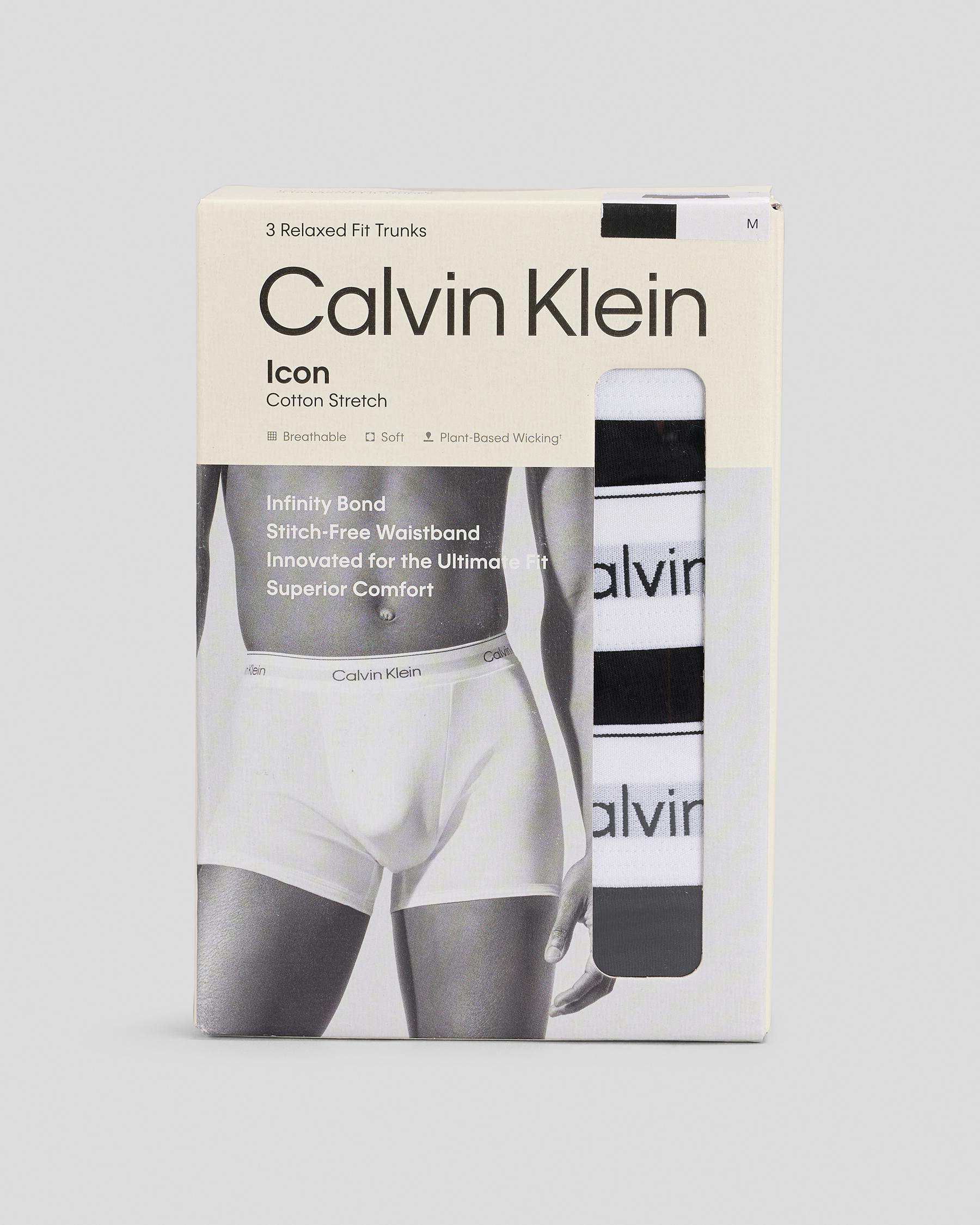 Icon Cotton Stretch Trunk 3 Pack