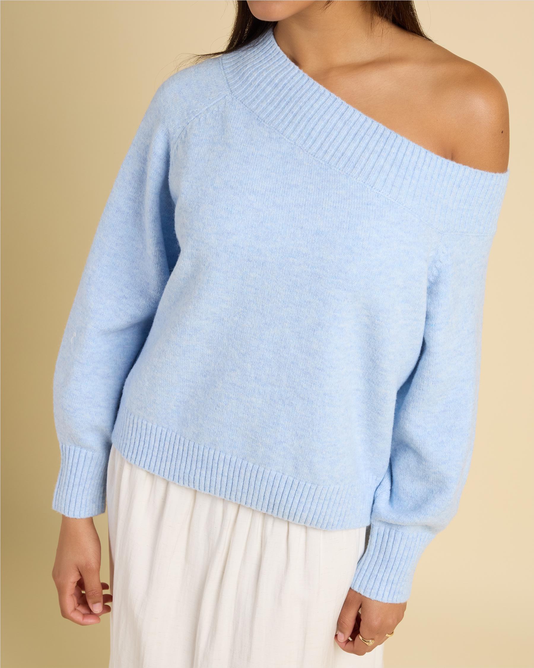 Magnolia Off Shoulder Knit Jumper