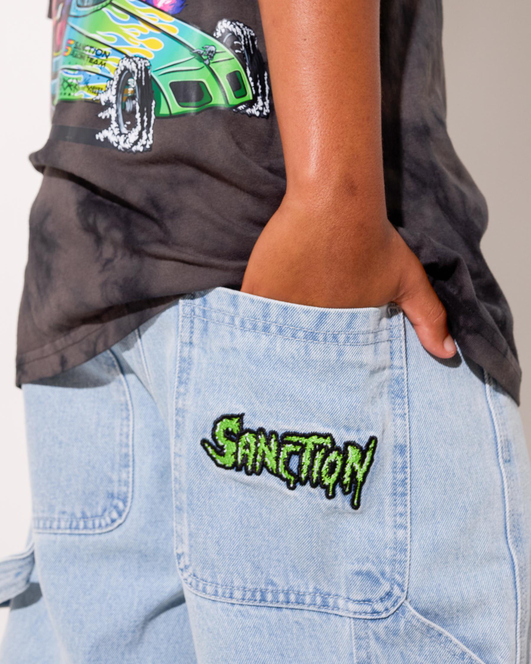 Kick Flip Denim Walk Shorts