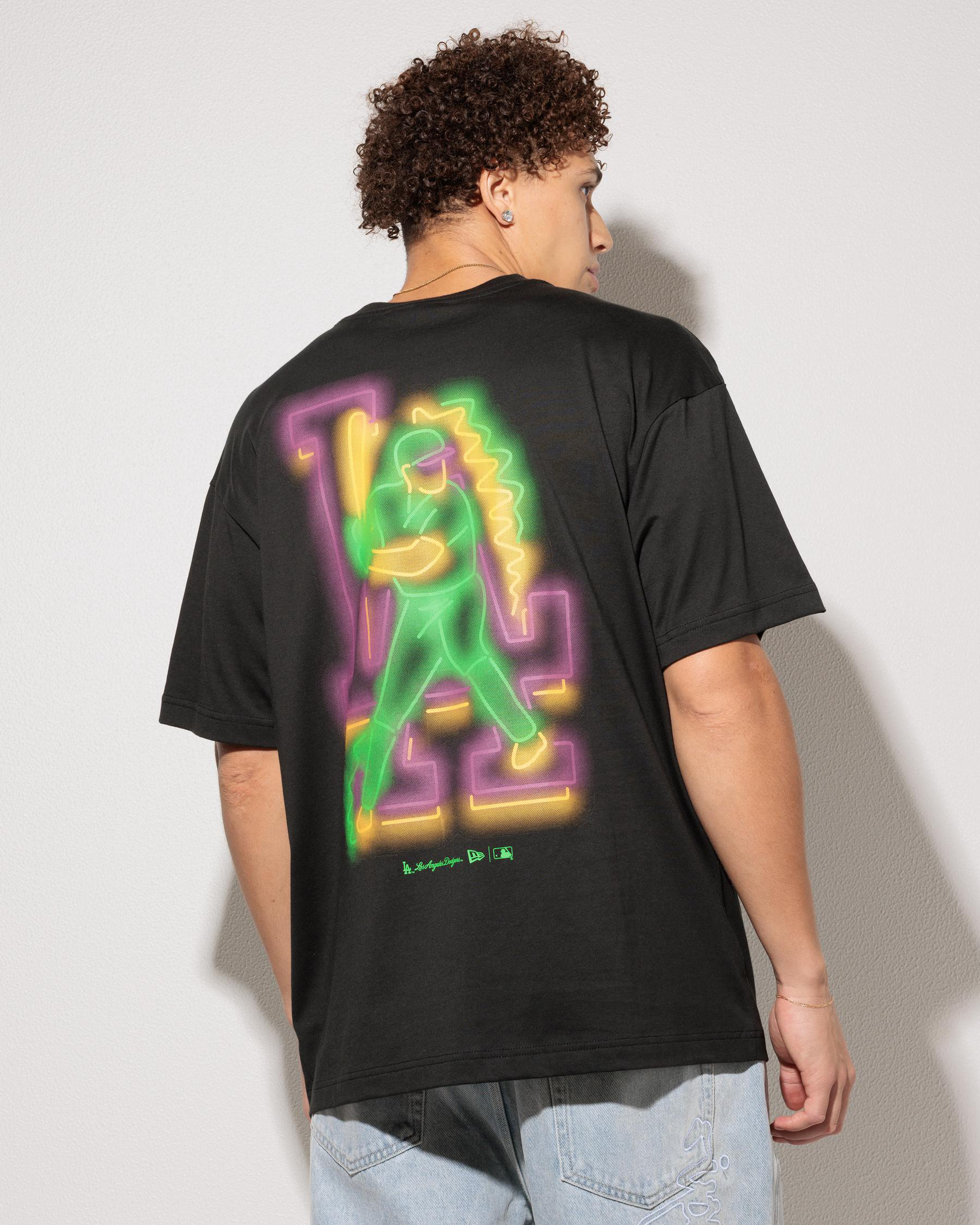 Neon Lights LA Dodgers T-Shirt