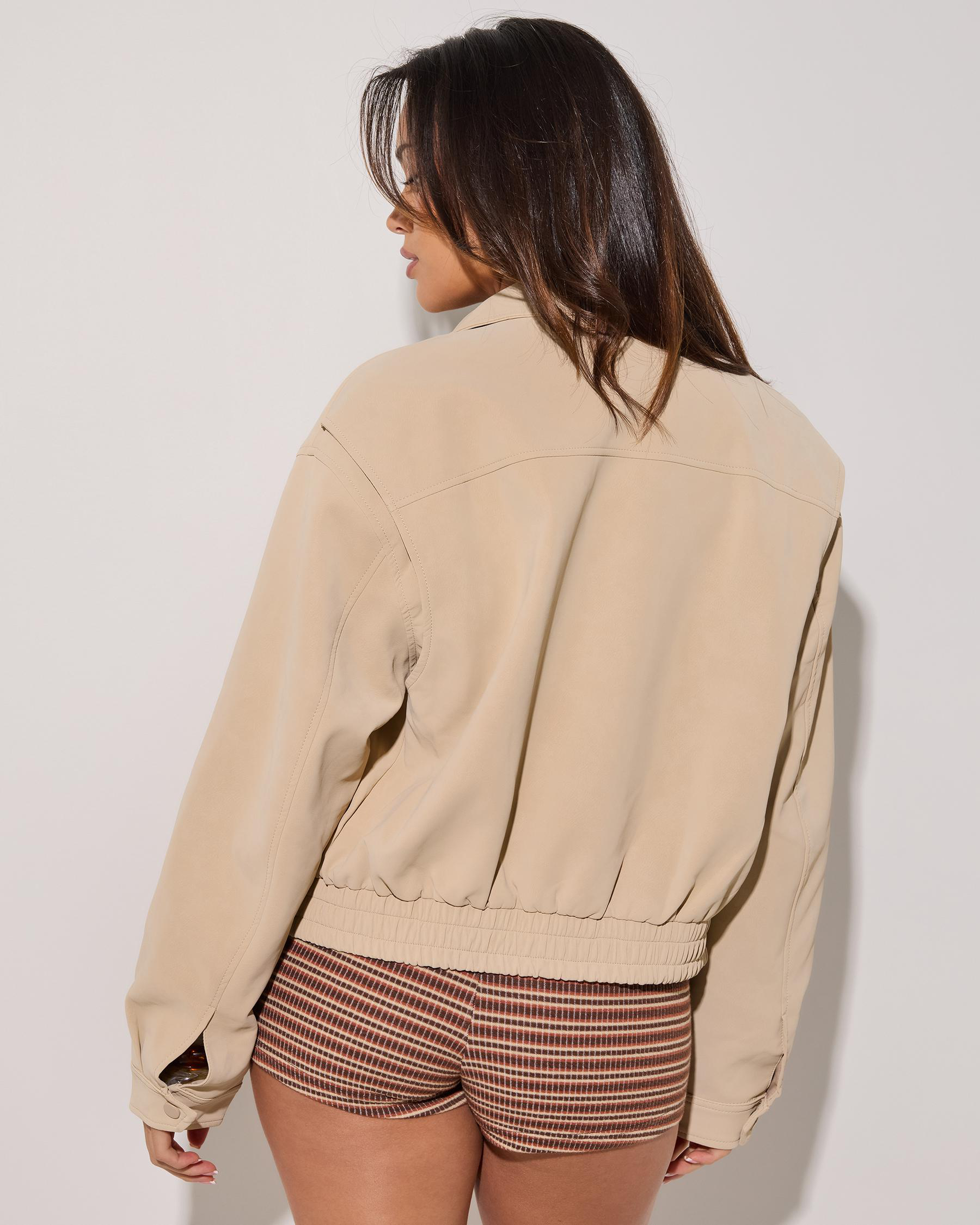 Monroe Faux Suede Jacket