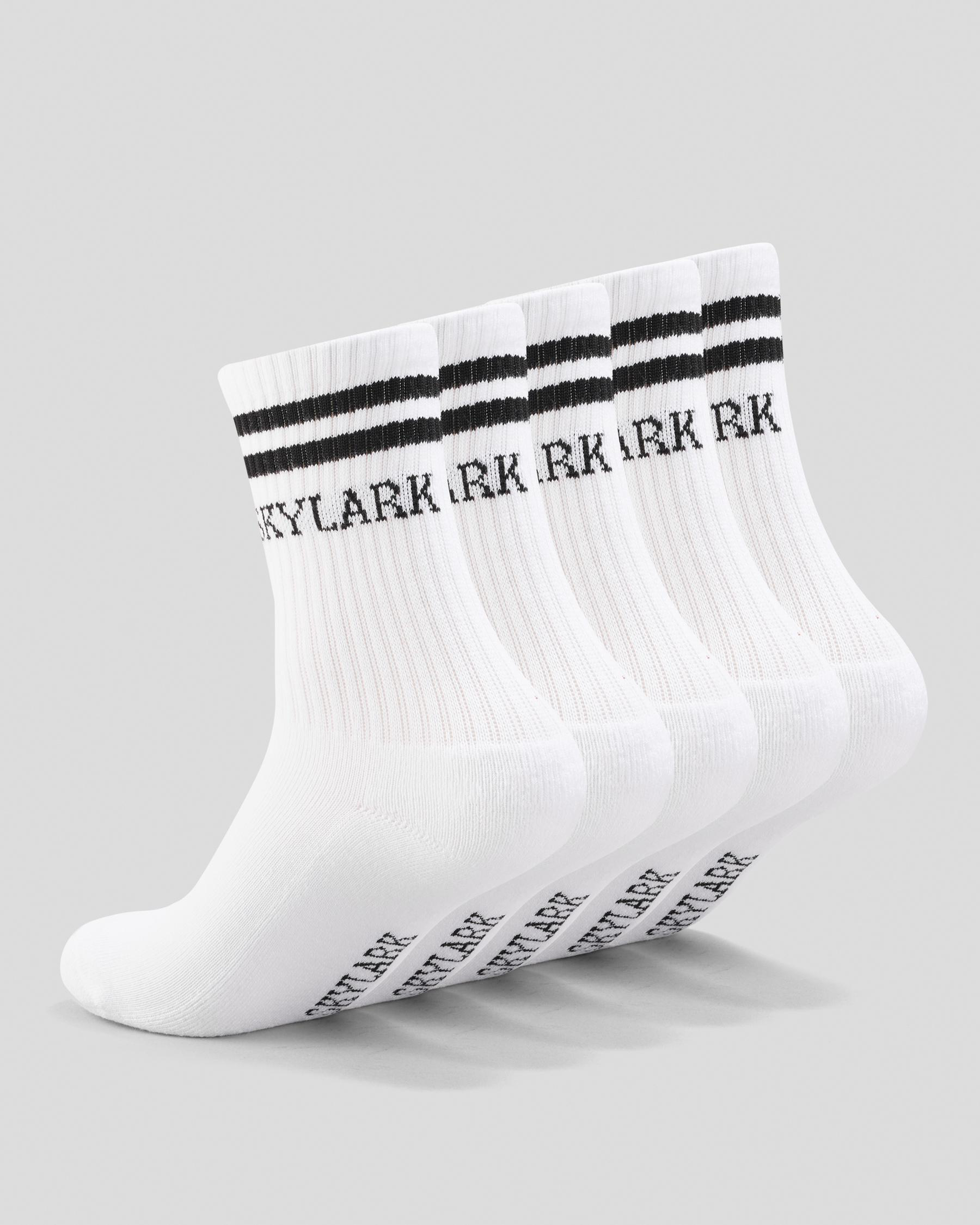 Chain Crew Socks 5 Pack