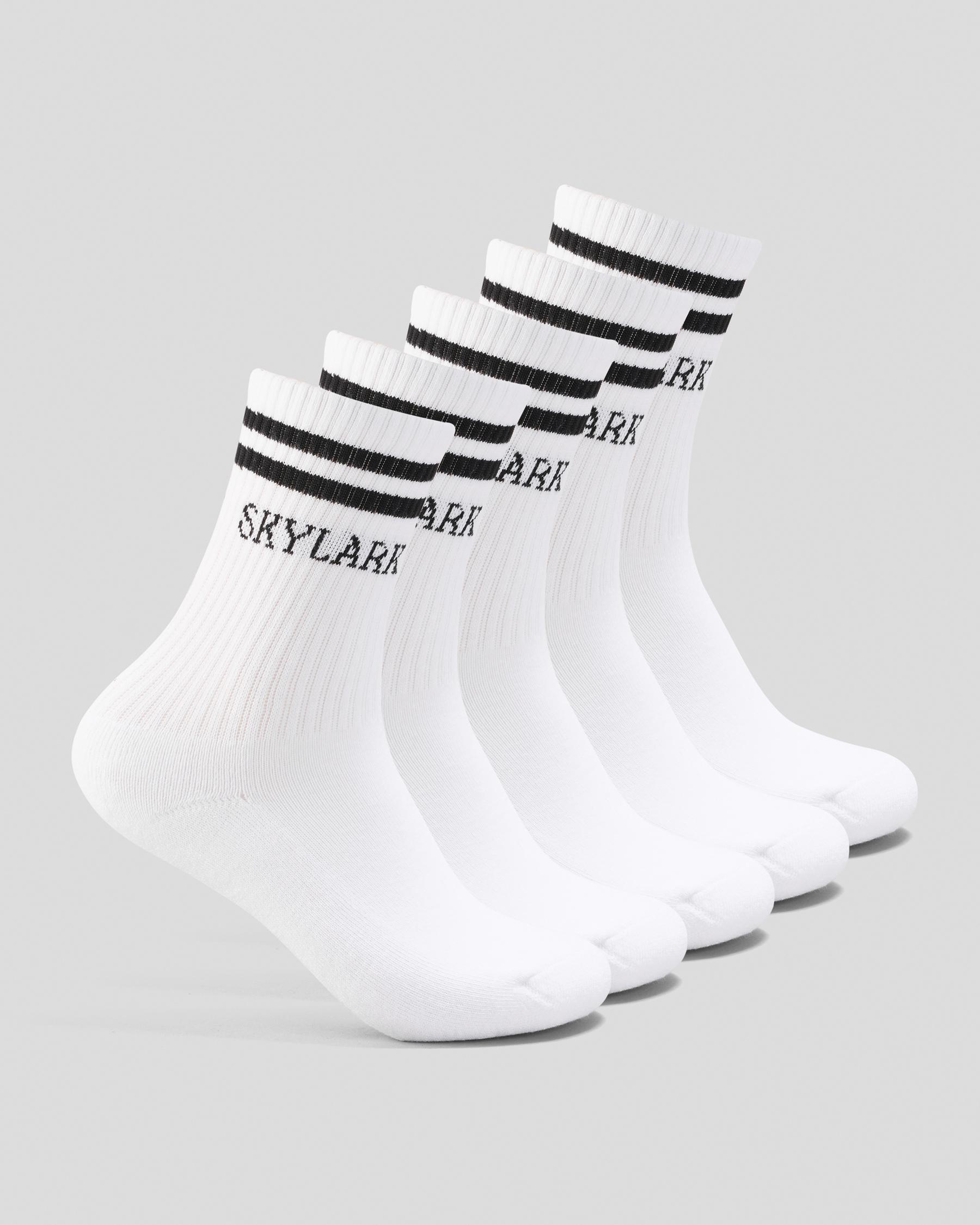 Chain Crew Socks 5 Pack