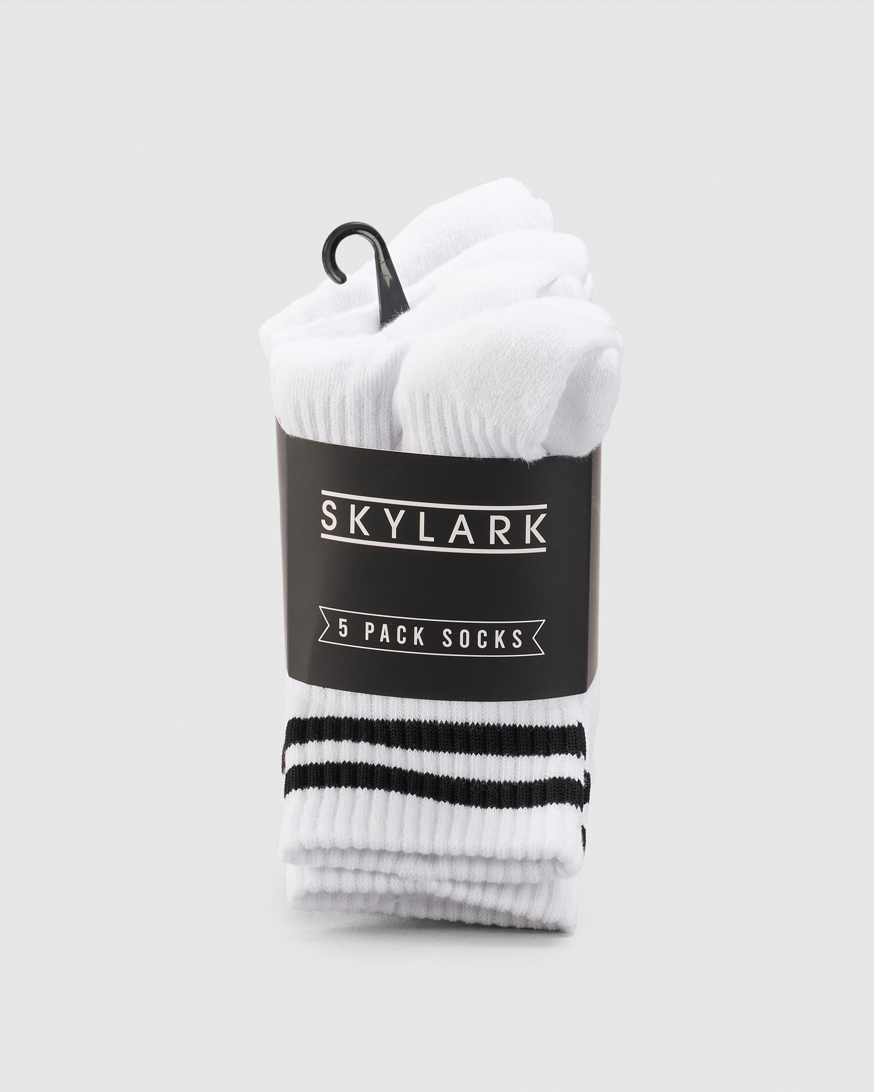 Chain Crew Socks 5 Pack