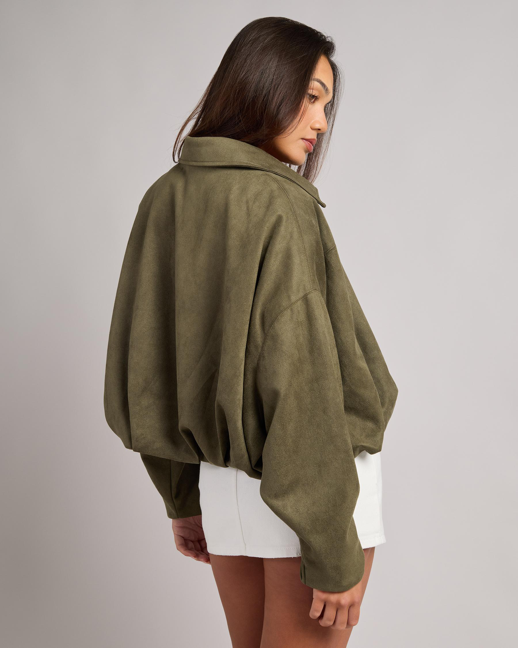 London Faux Suede Jacket