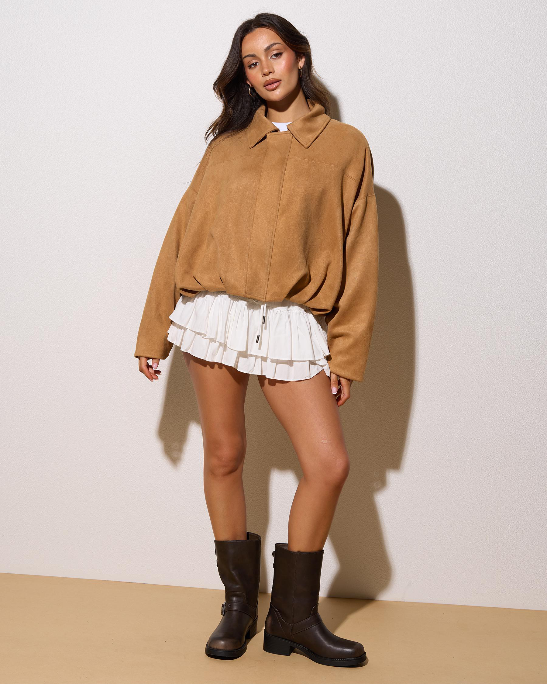 London Faux Suede Jacket