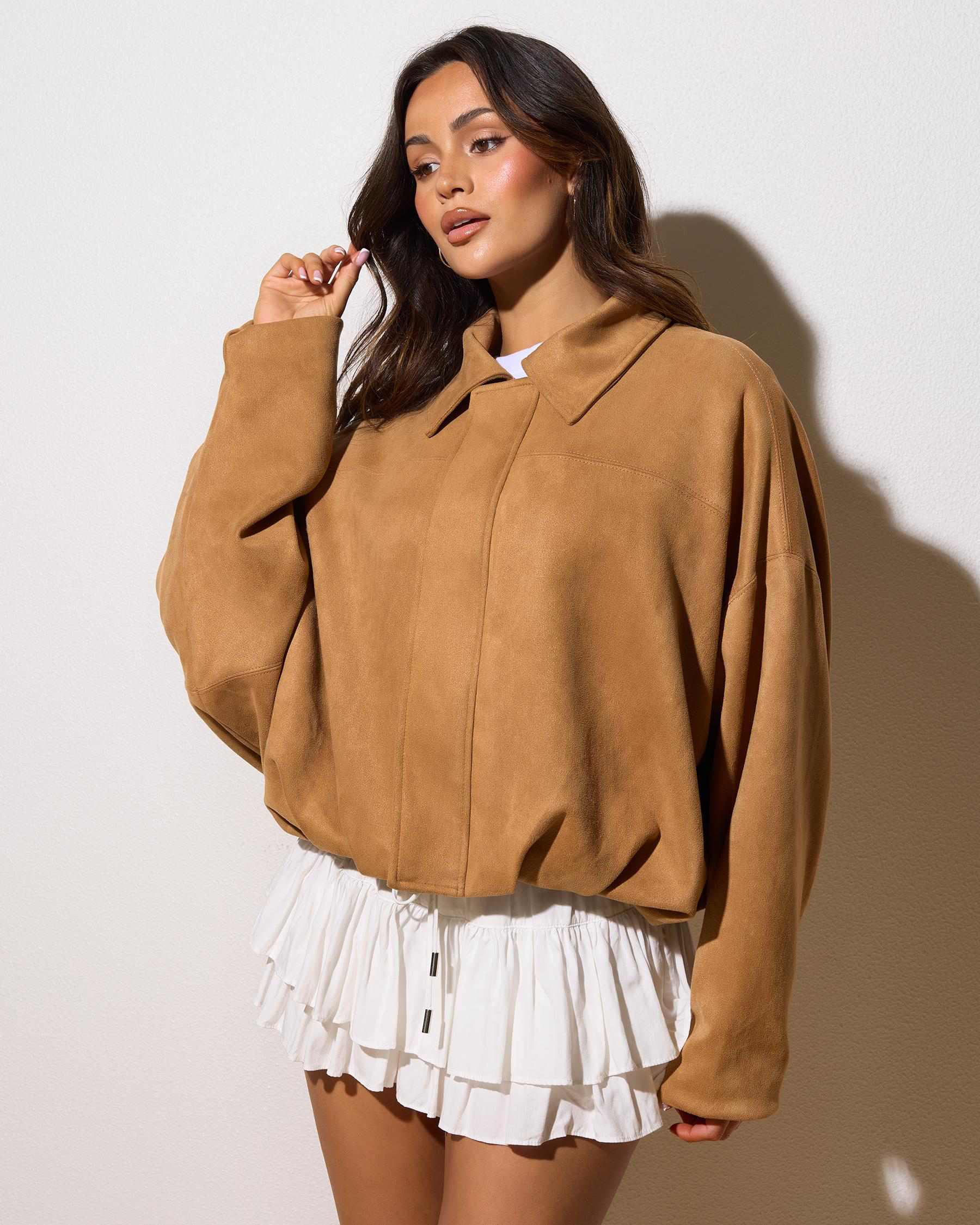 London Faux Suede Jacket