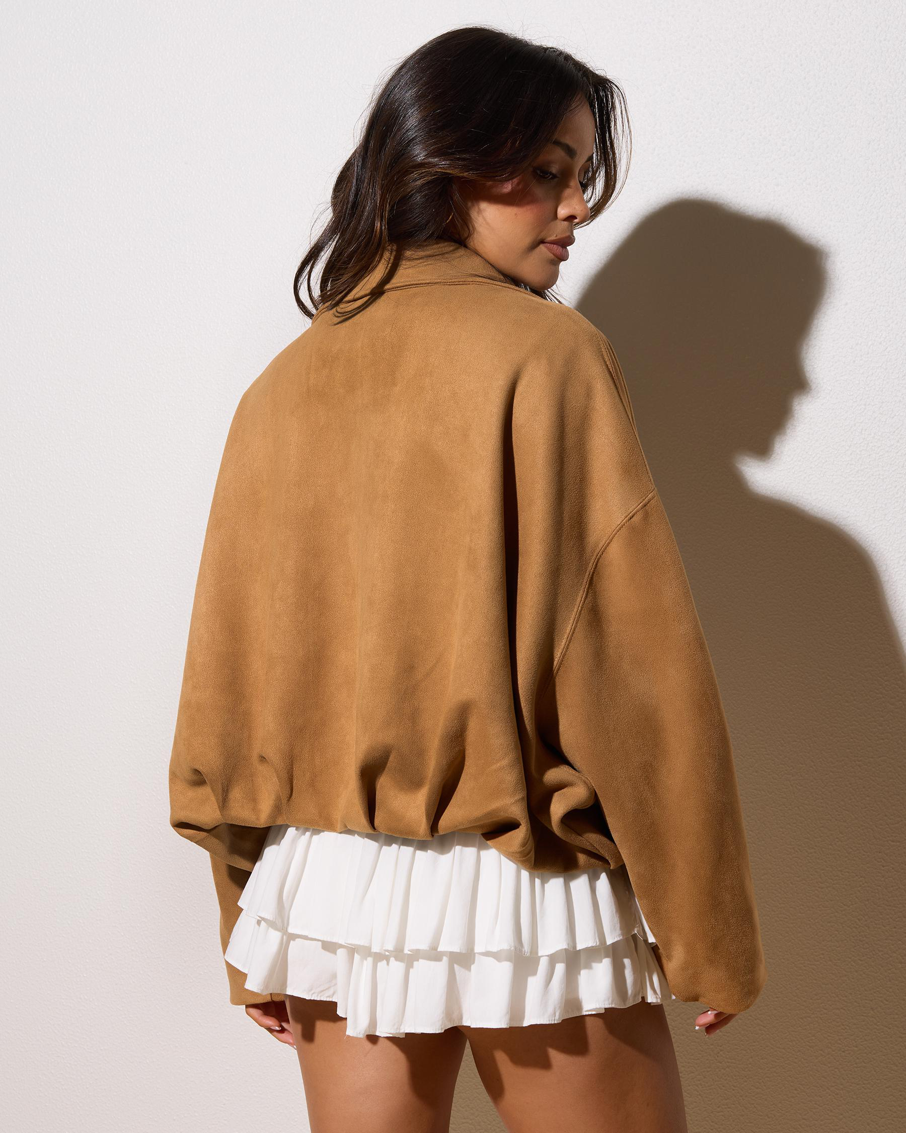 London Faux Suede Jacket