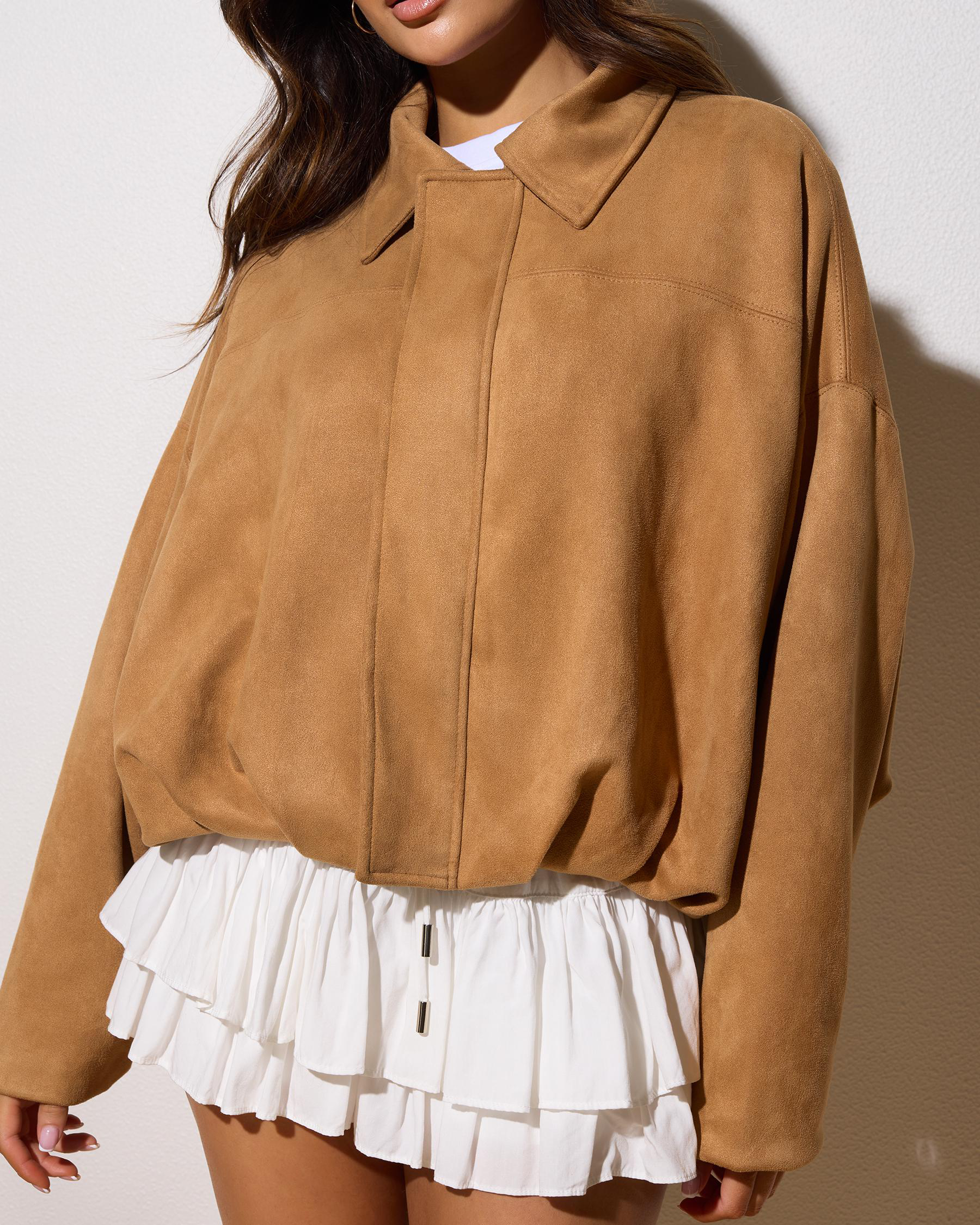 London Faux Suede Jacket