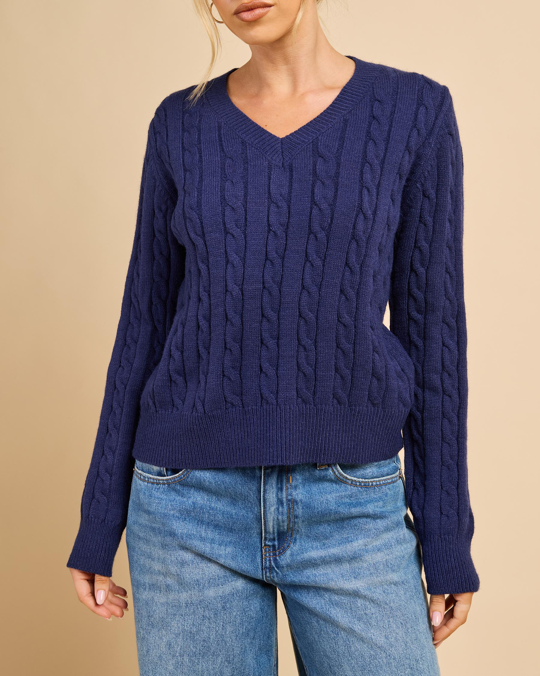 Bristol V Neck Knit Jumper