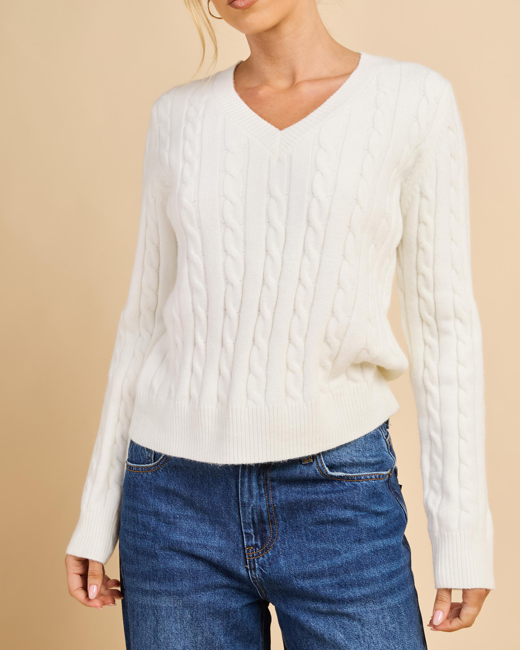 Bristol V Neck Knit Jumper