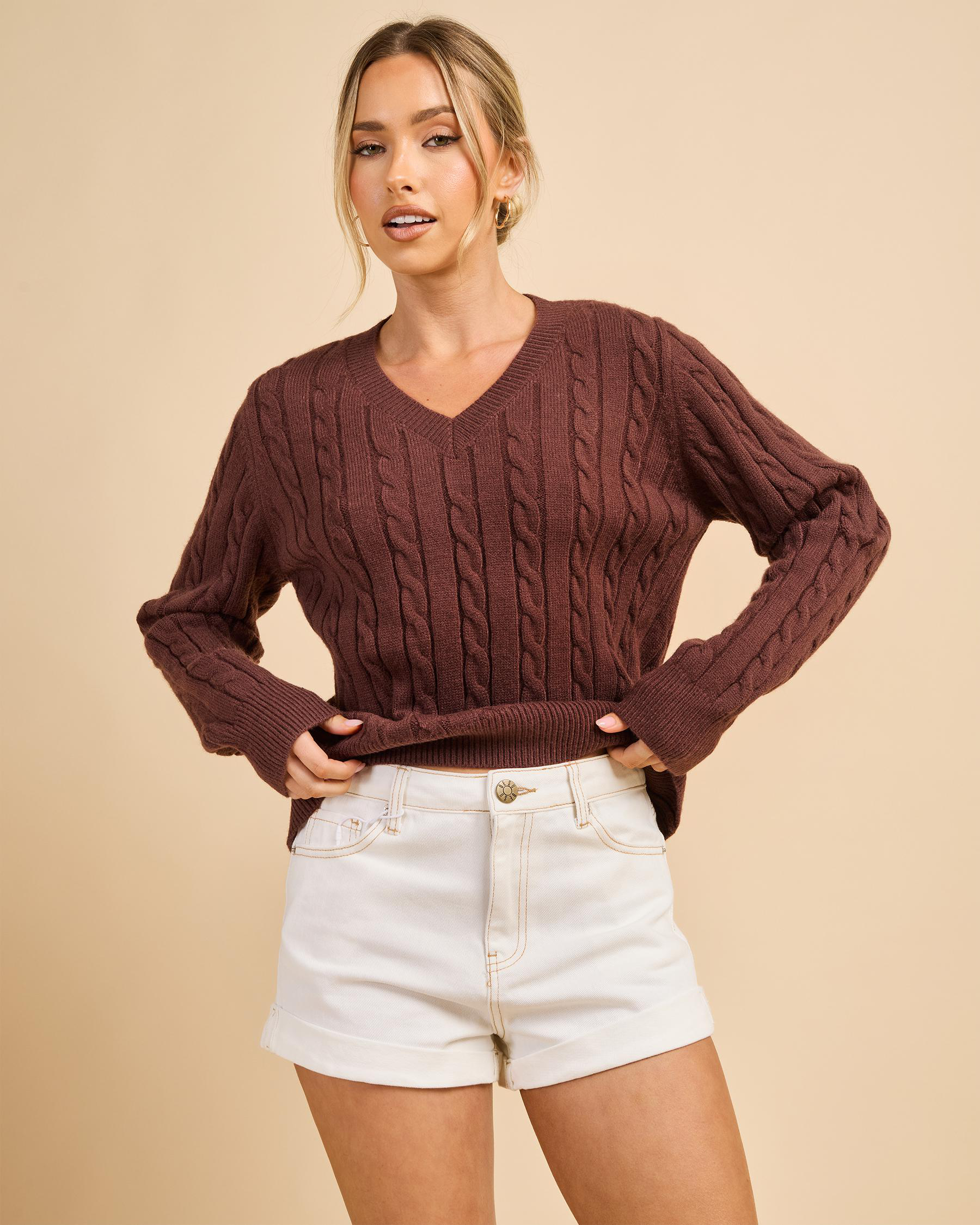 Bristol V Neck Knit Jumper