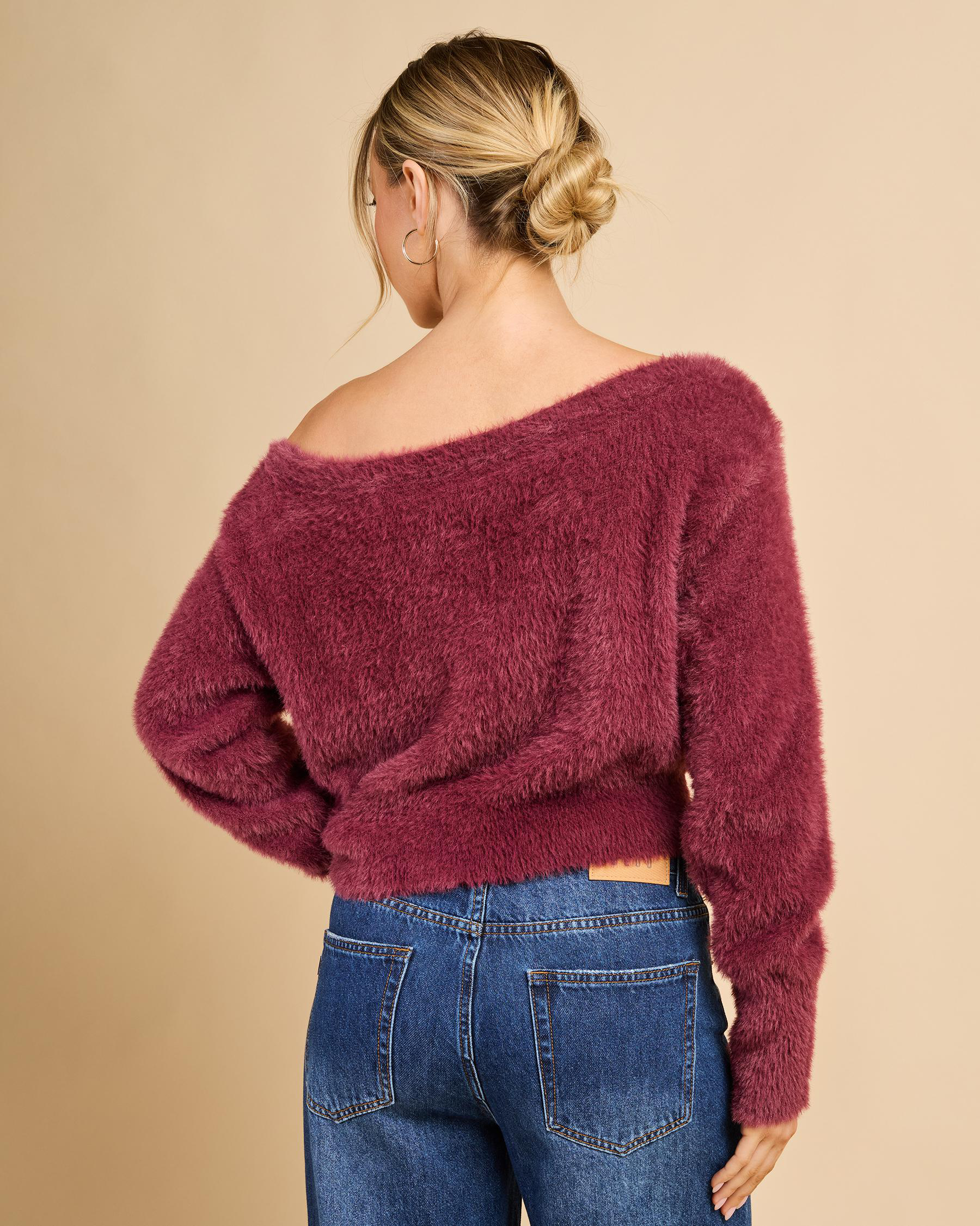Adia Off Shoulder Knit Jumper