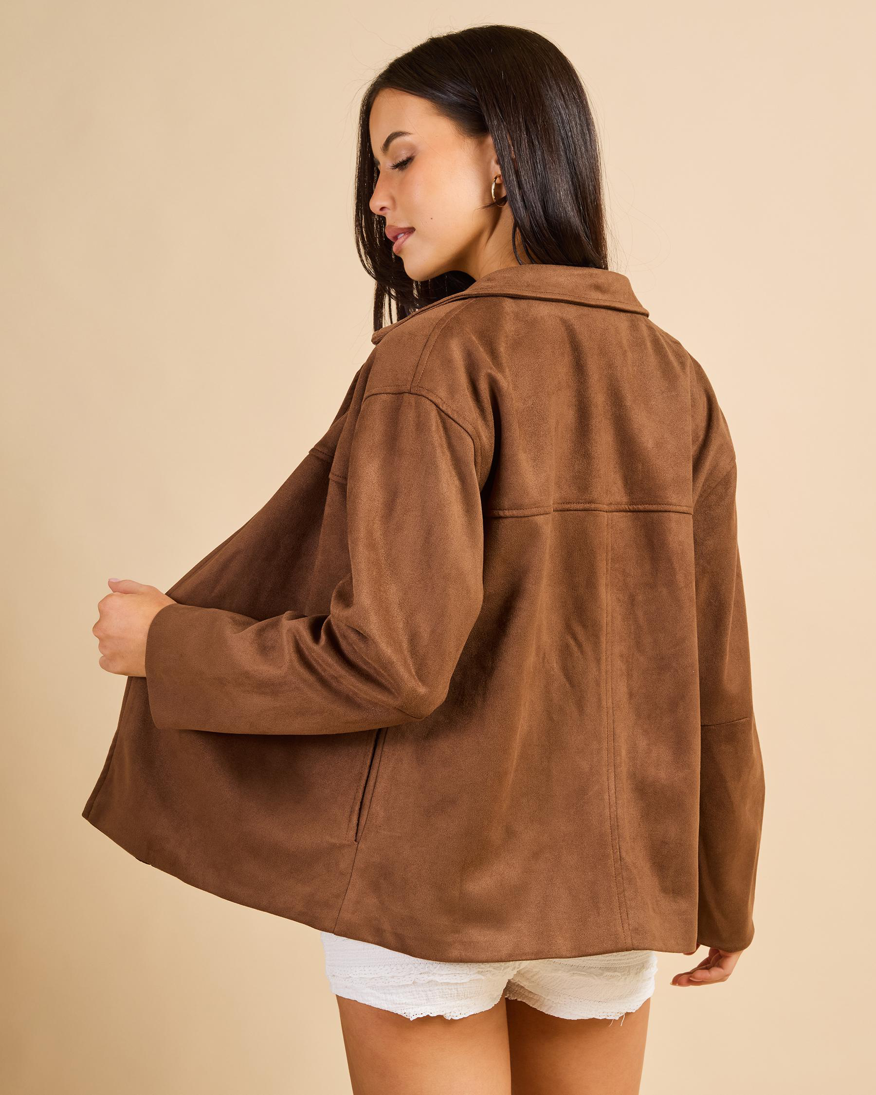 Billie Faux Suede Jacket