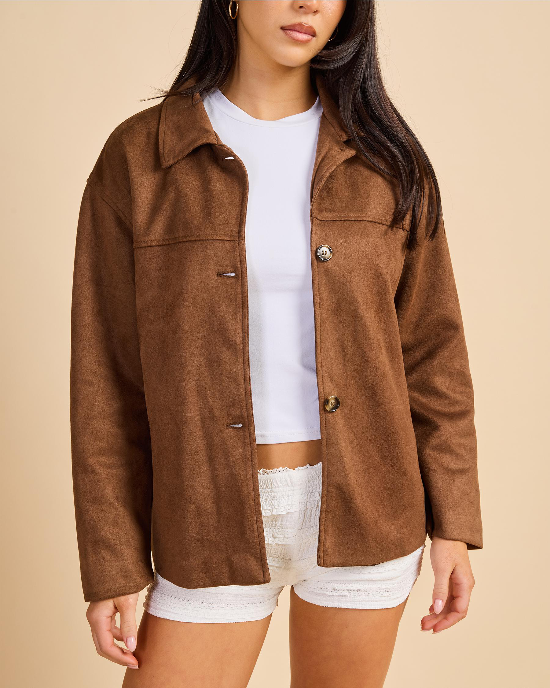 Billie Faux Suede Jacket