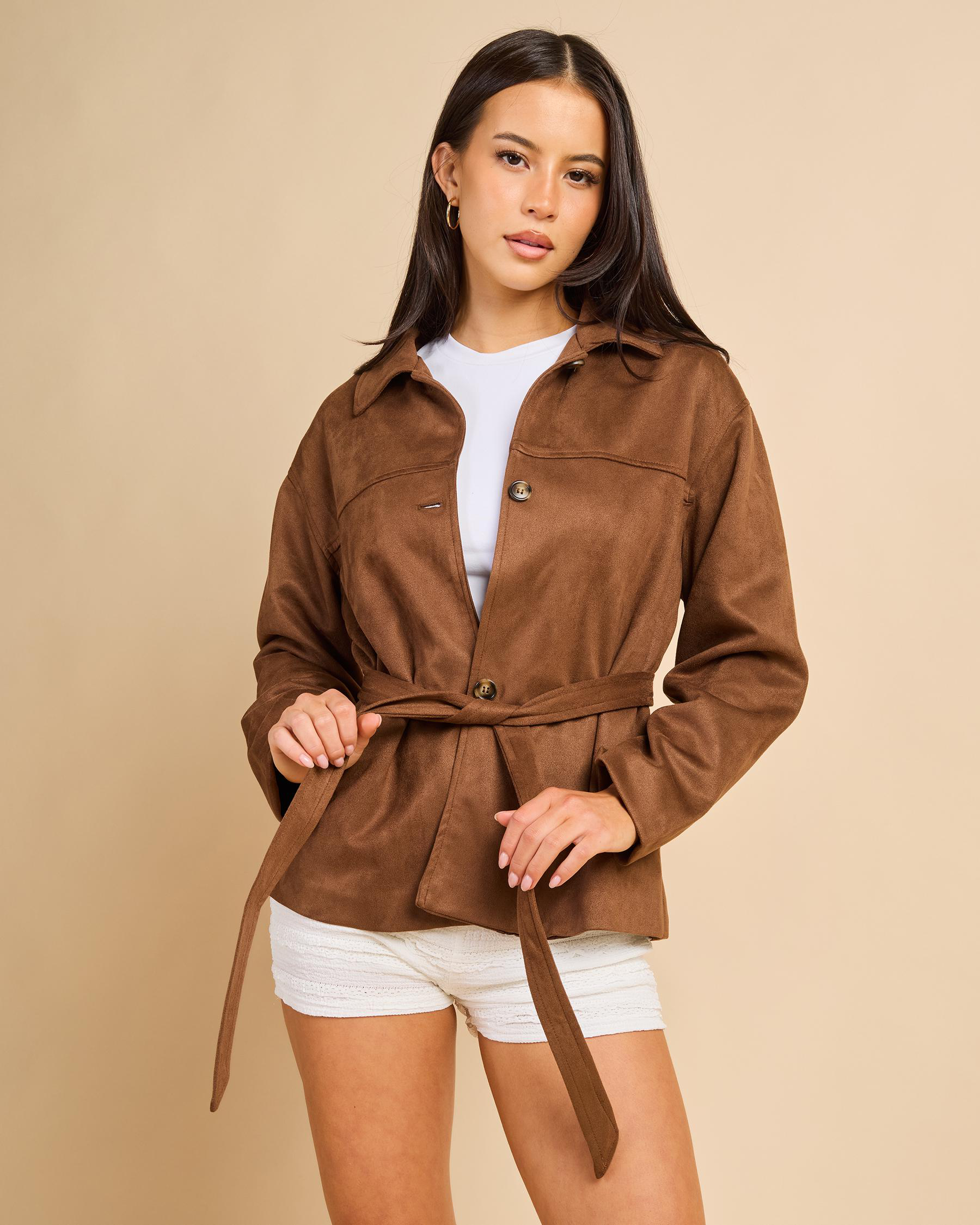 Billie Faux Suede Jacket