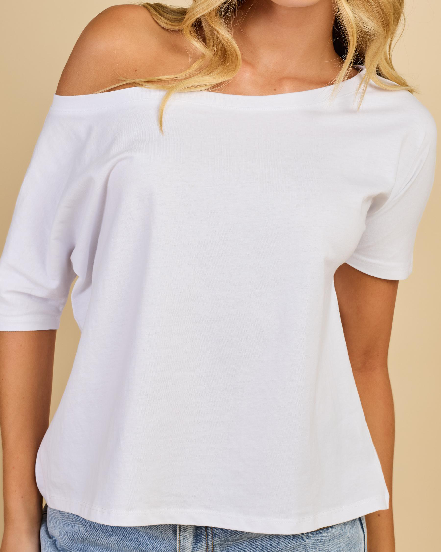Raven Off Shoulder T-Shirt