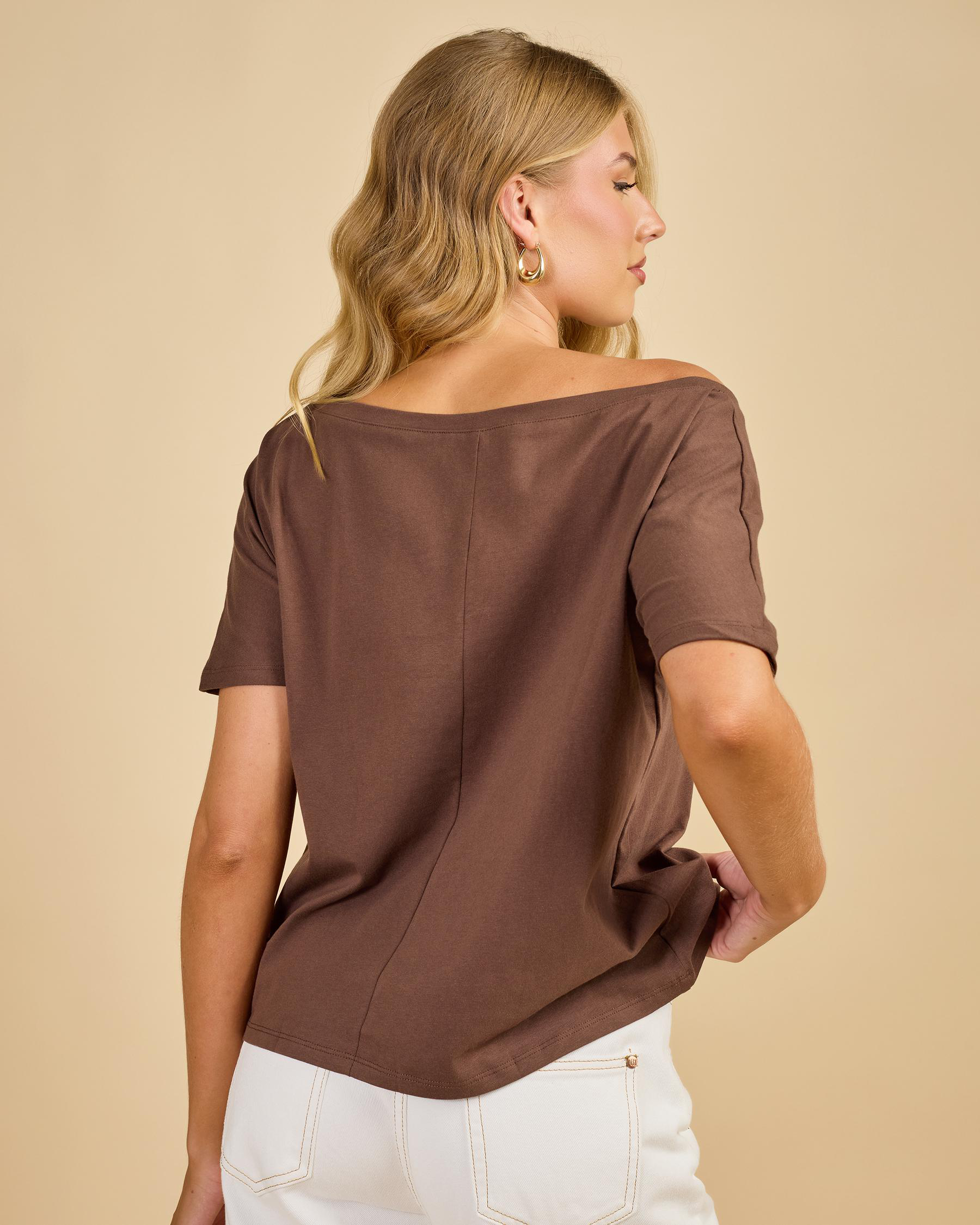 Raven Off Shoulder T-Shirt