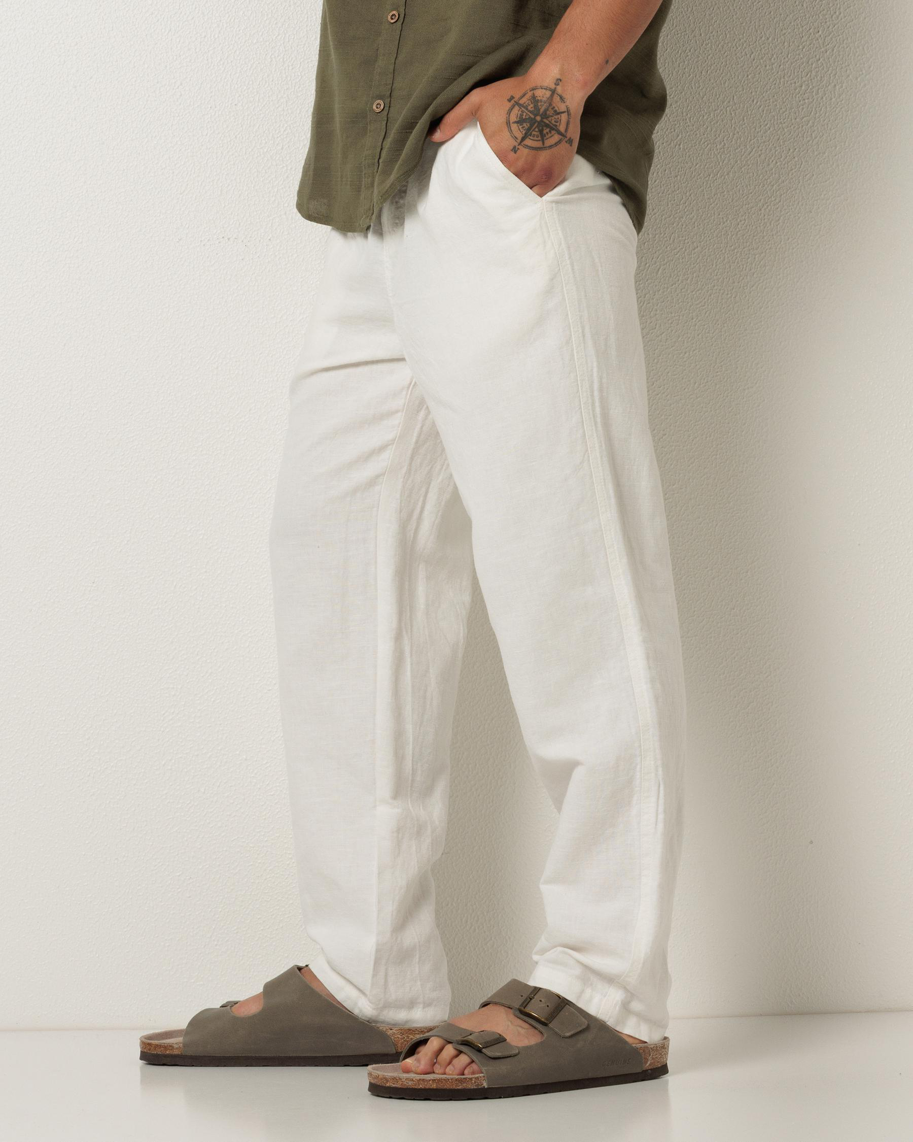 Leisurely Linen Blend Pants