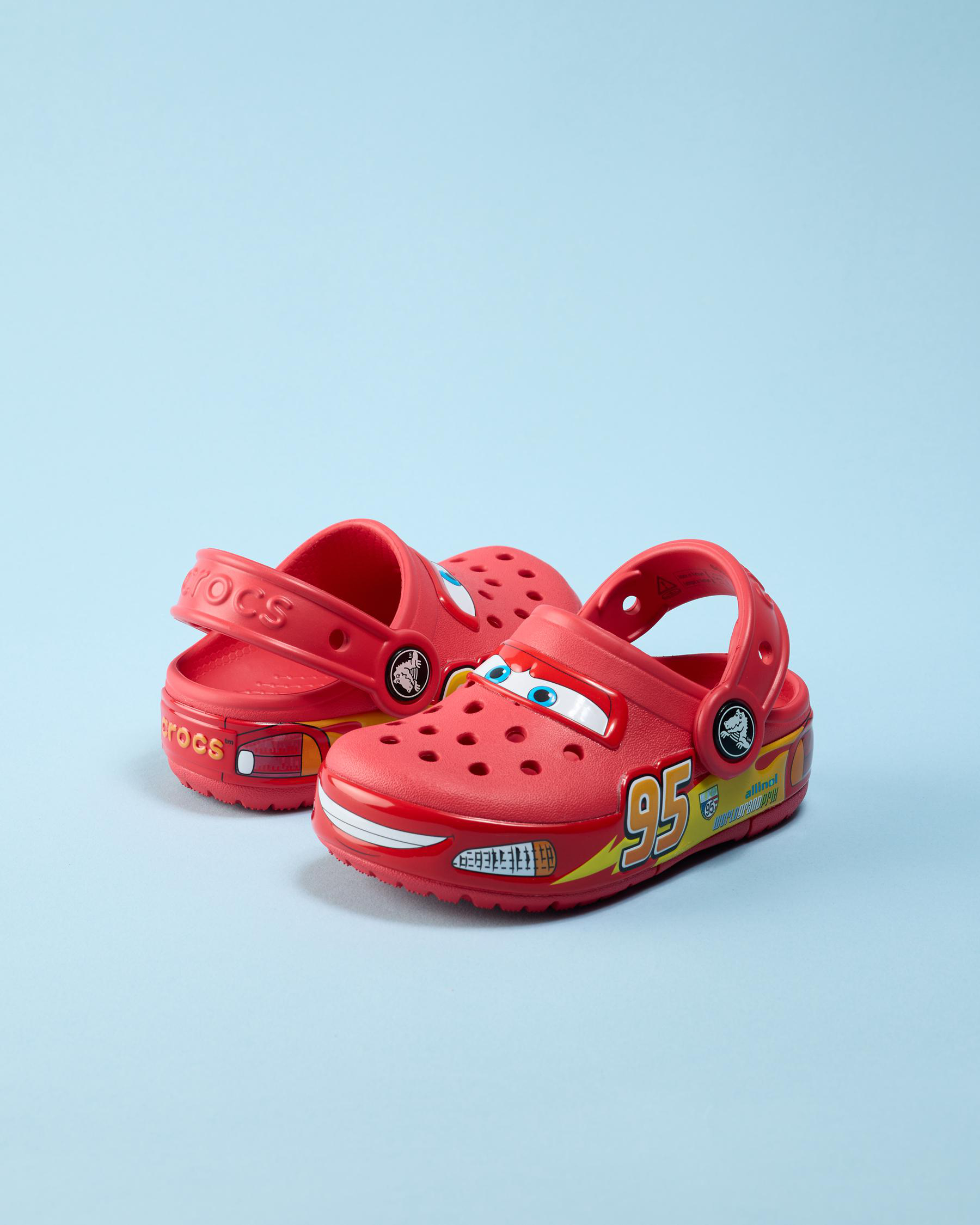 Kids Lightning McQueen Crocband Clogs