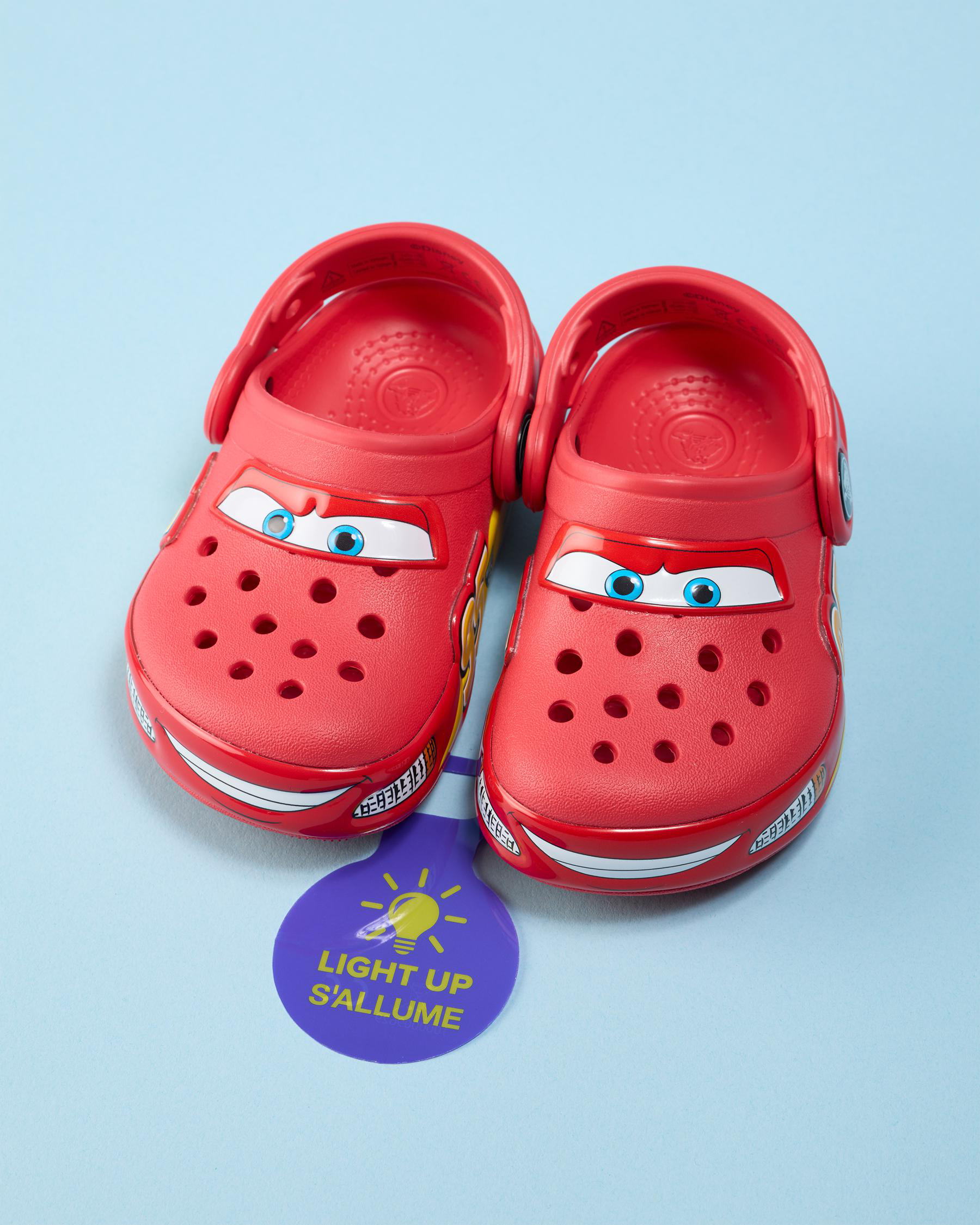 Kids Lightning McQueen Crocband Clogs