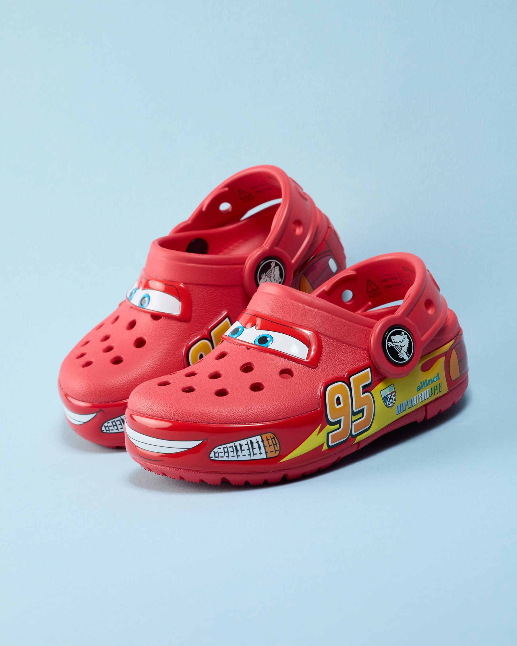 Kids Lightning McQueen Crocband Clogs
