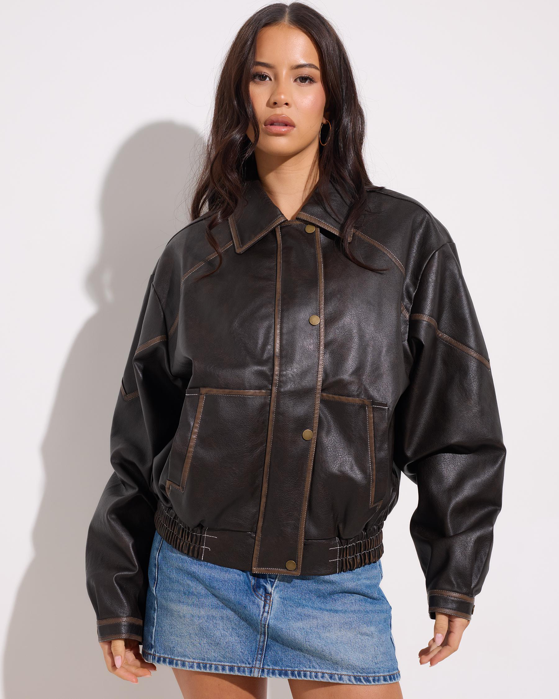 Valley Faux Leather Jacket