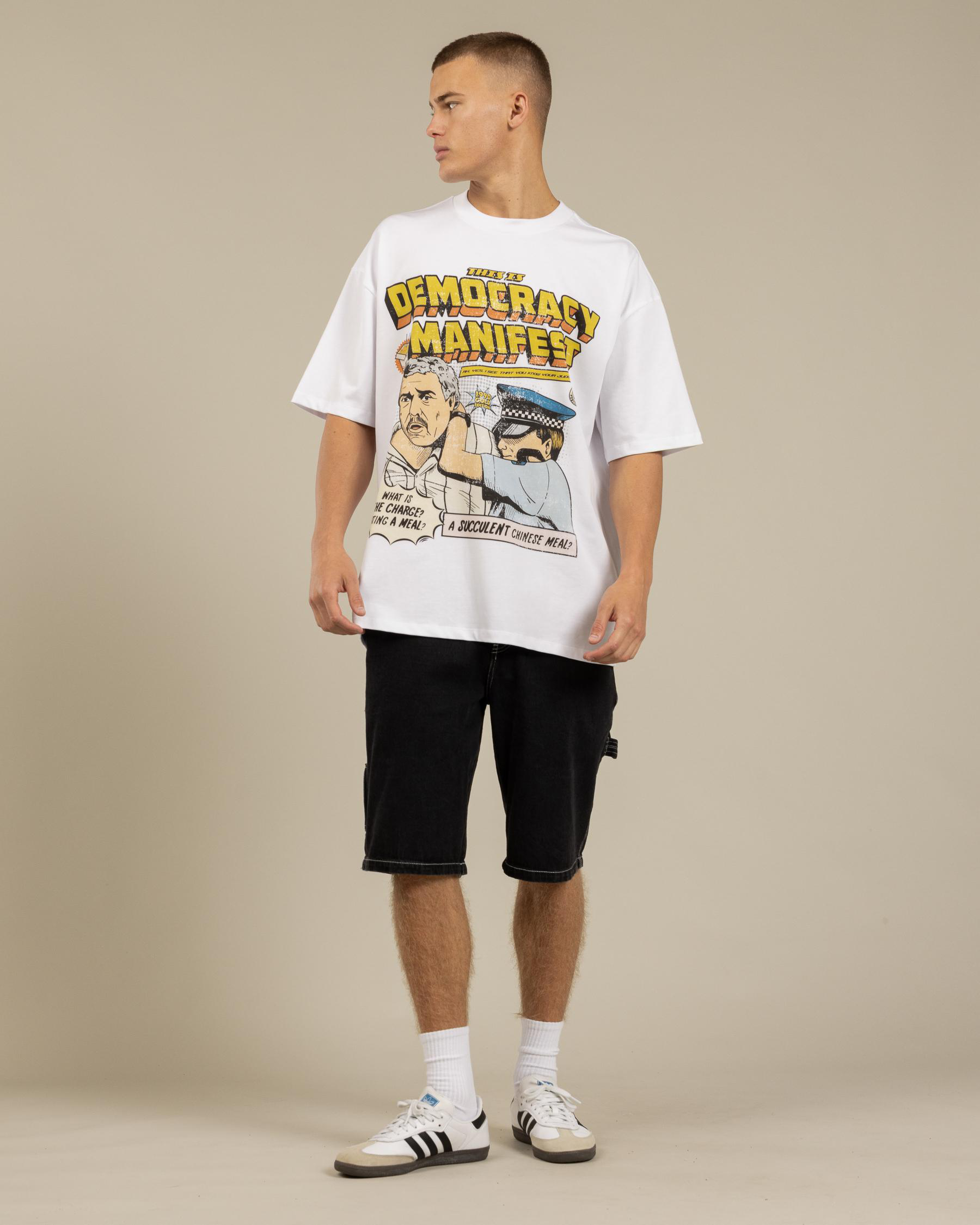 This Is Democracy Manifest Oversized T-Shirt