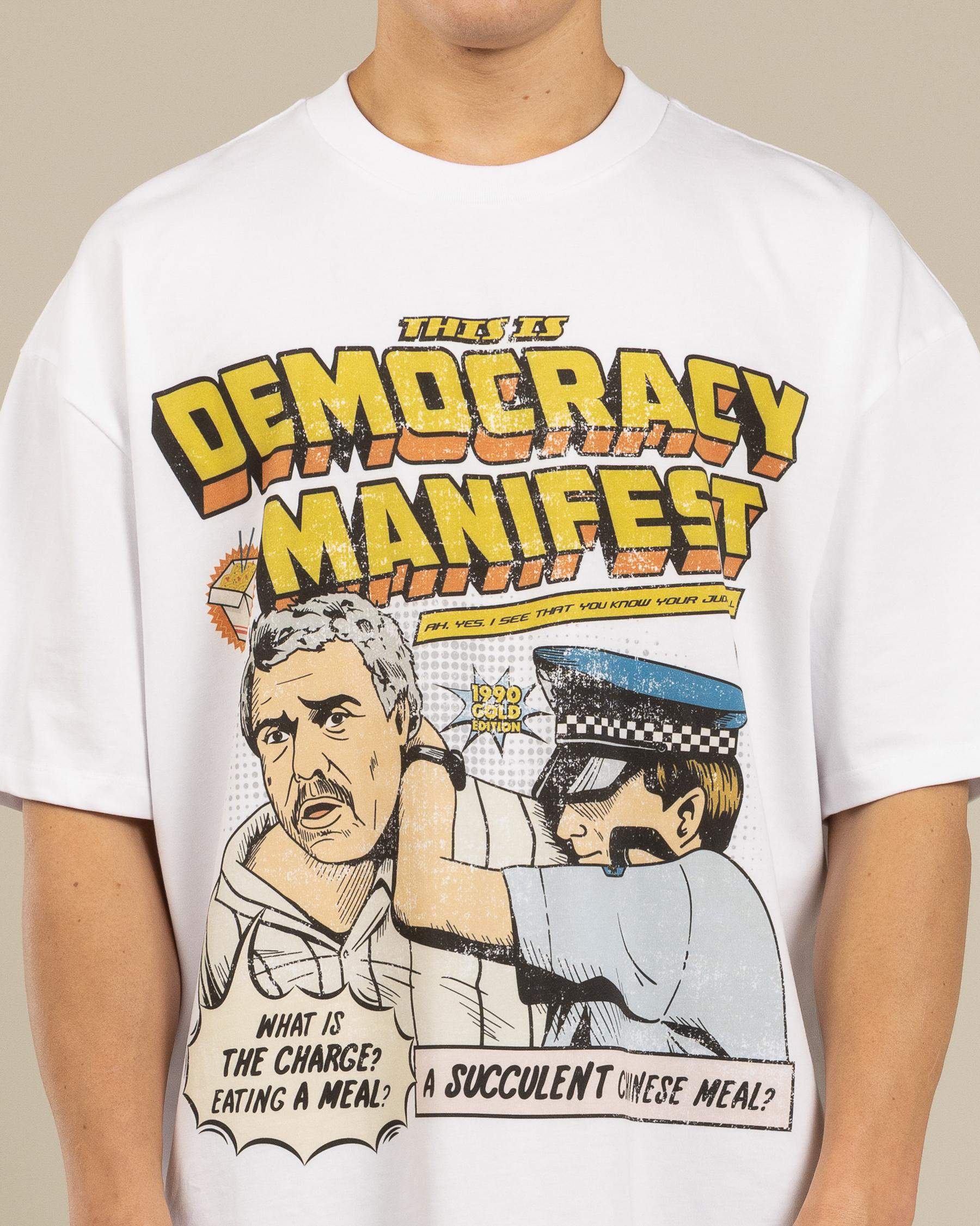 This Is Democracy Manifest Oversized T-Shirt