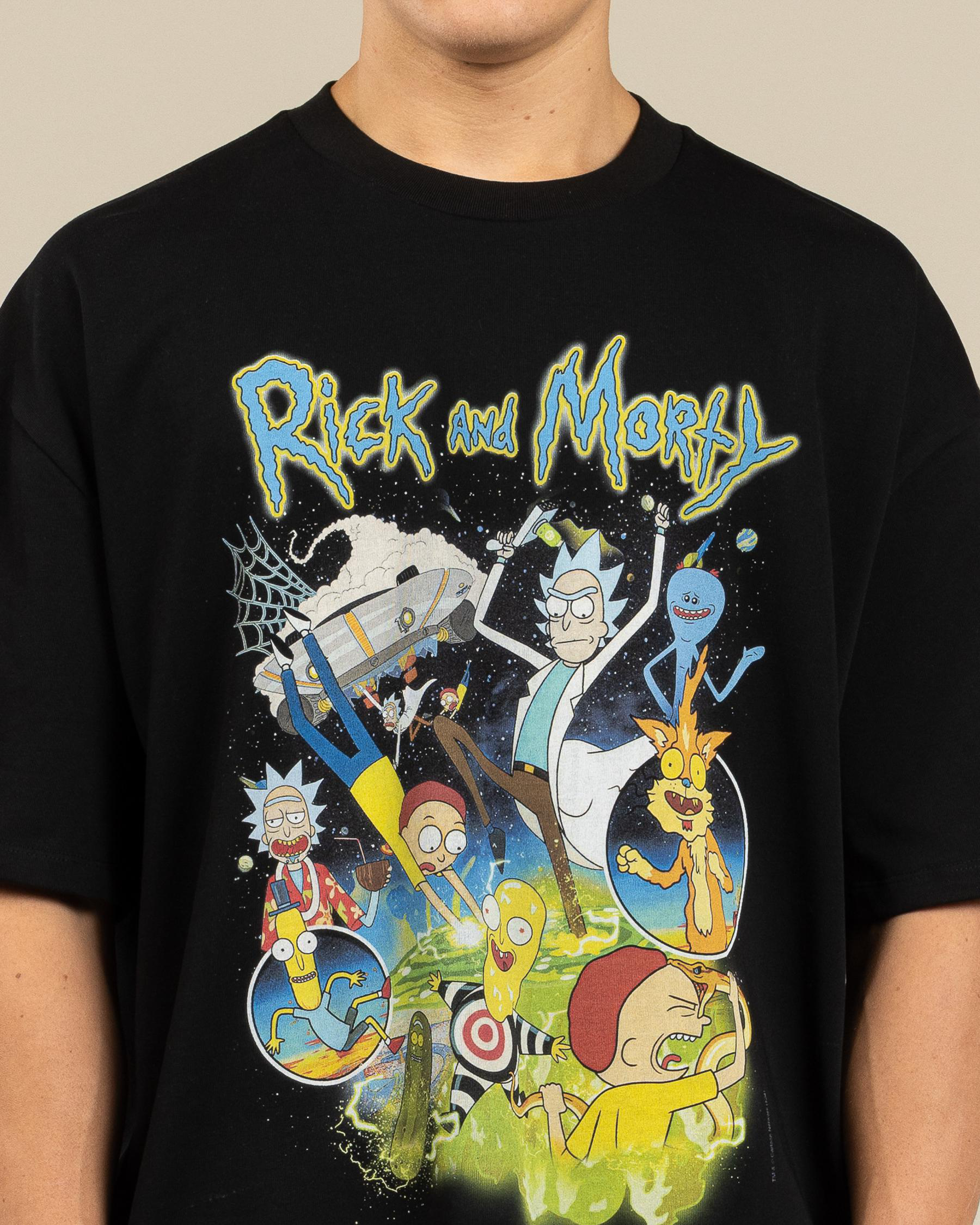 Rick And Morty Vintage Oversized T-Shirt