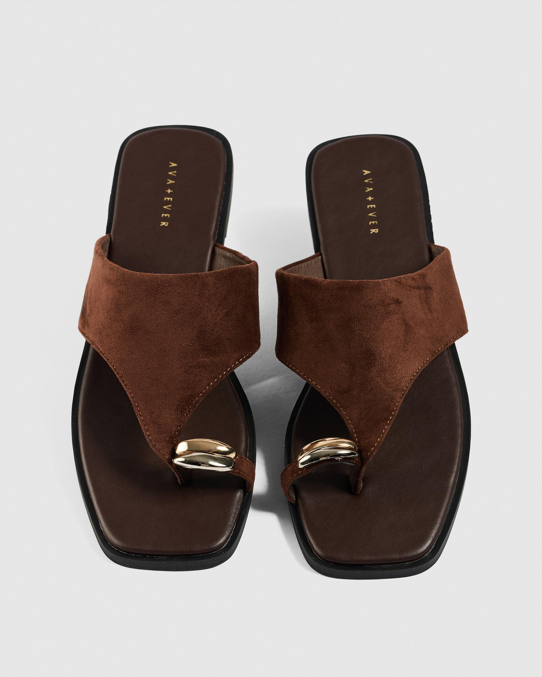 Lustre Slide Sandals