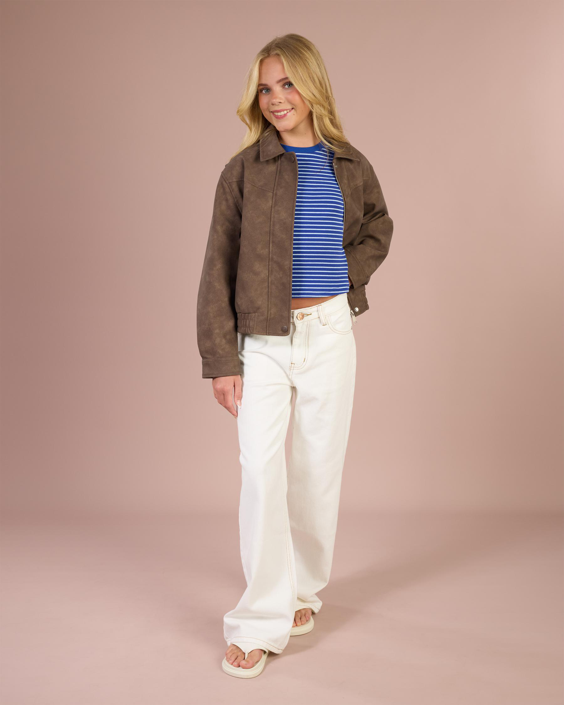 Brando Faux Leather Jacket