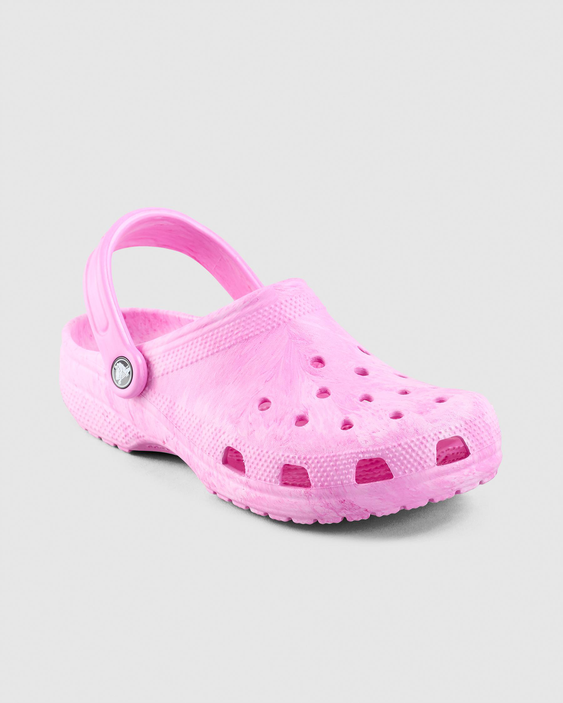 Classic Watercolor Marbled Clogs Shoes